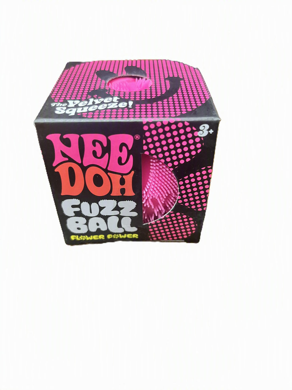 Schylling NeeDoh Fuzz Ball Flower Power - Textured Sensory Fidget Toy