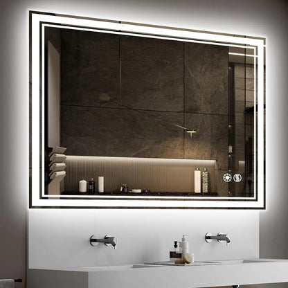 Mirror  with LED Lights Anti-Fog