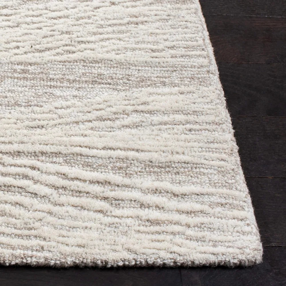 SAFAVIEH Metro Collection 8' x 10' Natural Ivory Handmade Wool