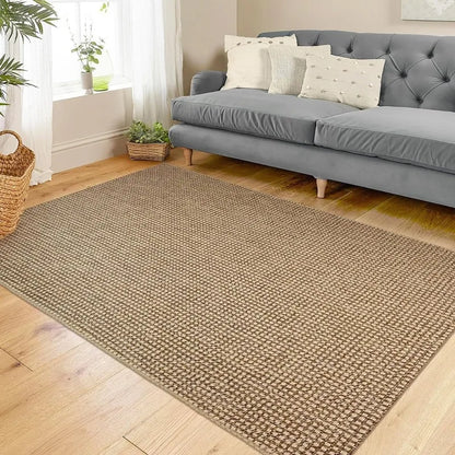 Area Rugs Rubber Backed Braided Cotton Washable