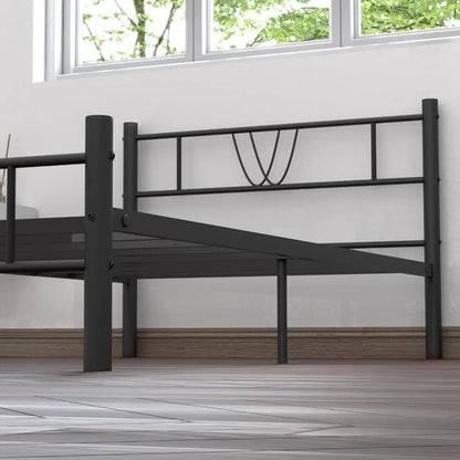 Platform Double Bed Frame in Black