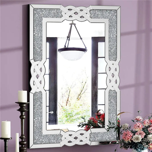 Crystal Crush Celtic Knot Mirror Wall Decor