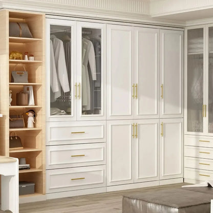 Large Armoire Wardrobe Closet System with Drawers