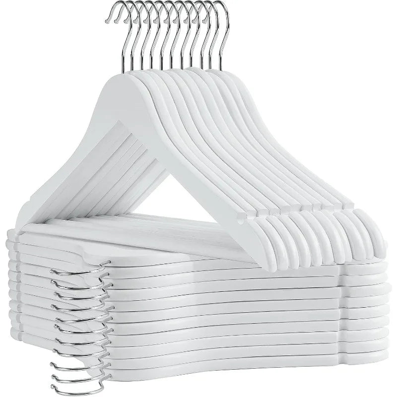 Wooden Hangers - 30 Pack - Heavy Duty