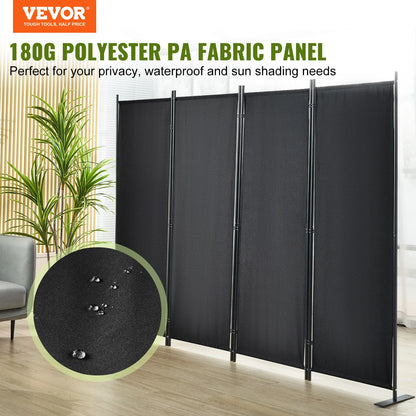 VEVOR 4 Panel Room Dividers Adjustable In Size and Height