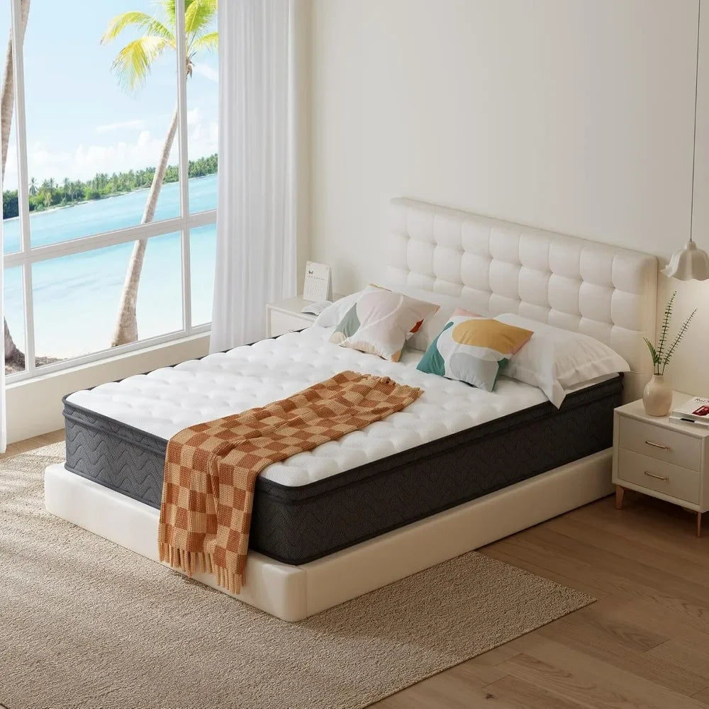 Queen 10 Inch Innerspring Hybrid Mattress