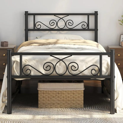 Twin Bed Frame Metal Platform Bed