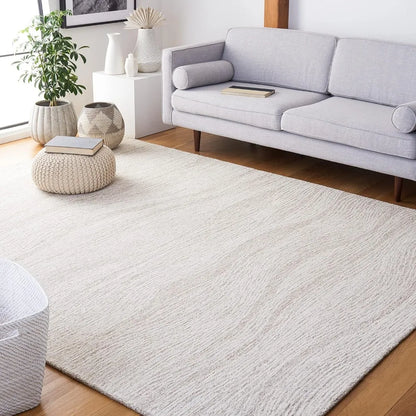 SAFAVIEH Metro Collection 8' x 10' Natural Ivory Handmade Wool