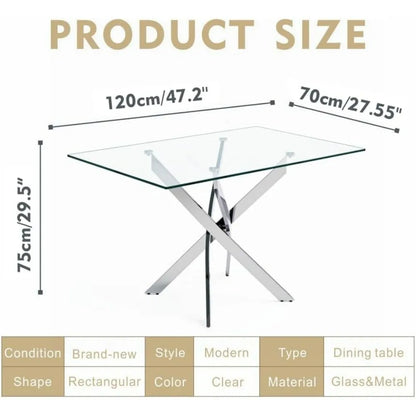 Rectangular Table for Kitchen Dining Room