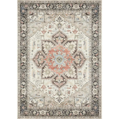 9 x 12 Boho Soft Machine Washable Rug Oriental Vintage