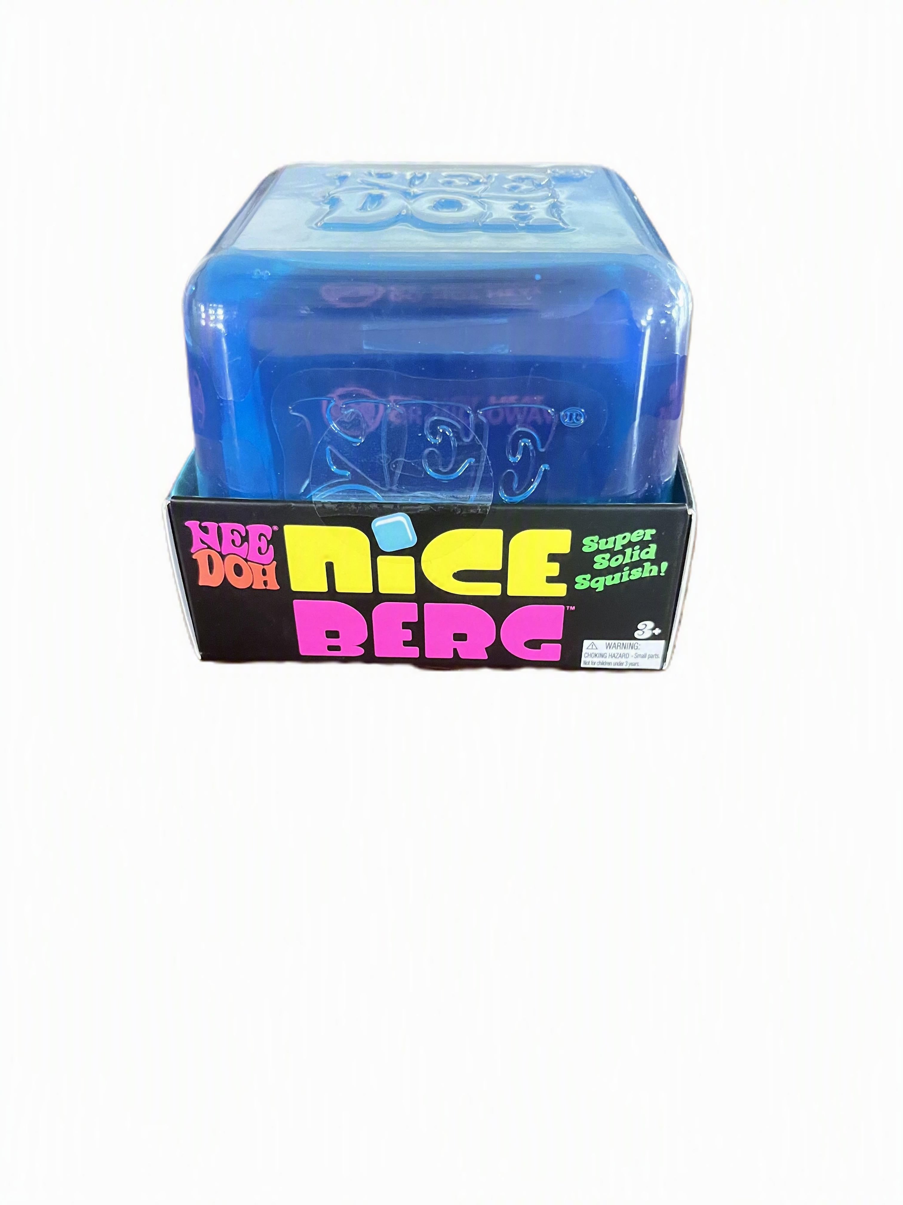 Schylling NeeDoh Nice Berg - Super Solid Squish Ice Cube Fidget Toy