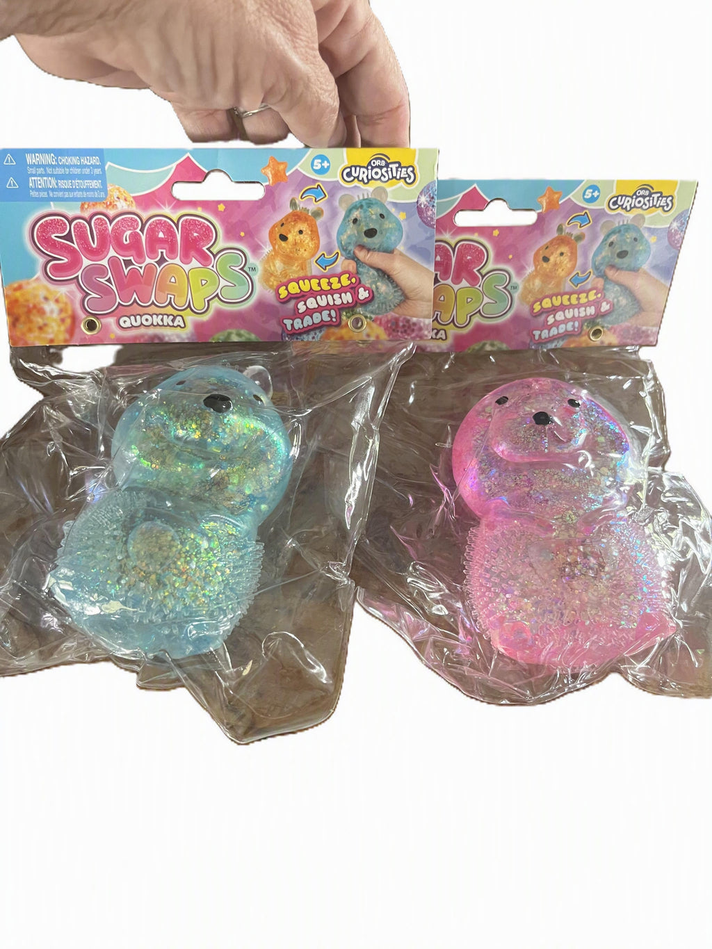 ORB Curiosities Sugar Swaps - Glitter Quokka Squishy Toy
